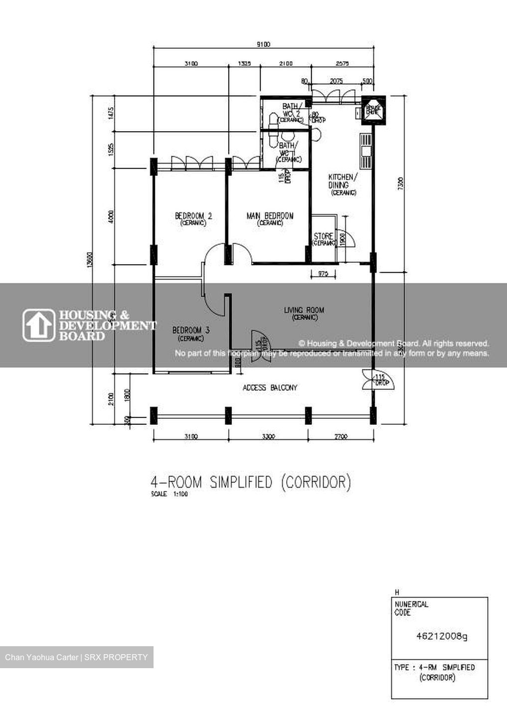 Blk 425 Yishun Avenue 11 (Yishun), HDB 4 Rooms #589873321